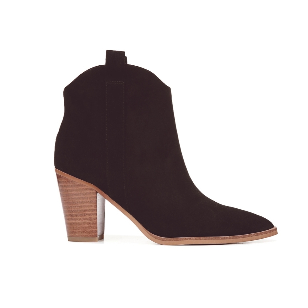 Chic Franco Sarto Suede Booties - Picture 4 of 12